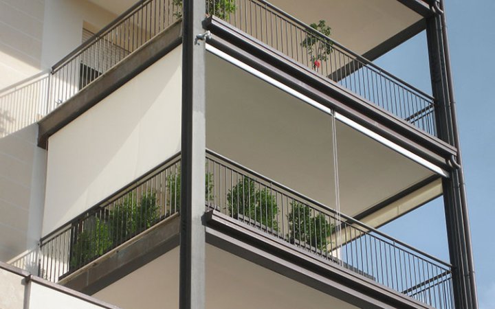 Textile Beschattungen/Markisen - Senkrechtbeschattung Vertical