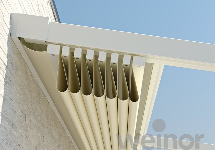 Textile Beschattungen/Markisen - Terrassenmarkisen Pergotex 2 / LED 