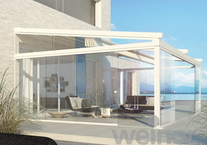 Textile Beschattungen/Markisen - Terrassenmarkisen Pergotex 2 / LED 