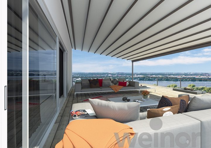 Textile Beschattungen/Markisen - Terrassenmarkisen Pergotex 2 / LED 