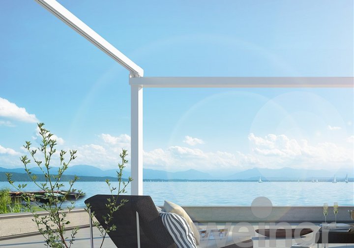 Textile Beschattungen/Markisen - Terrassenmarkisen Pergotex 2 / LED