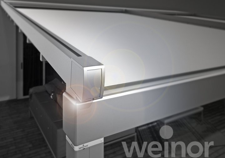 Textile Beschattungen/Markisen - Terrassenmarkisen Pergotex 2 / LED 